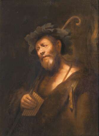Jacob Jordaens (Antwerpen 1593 - Antwerpen 1678), Umkreis. Portrait eines Mannes als Pan. - фото 1