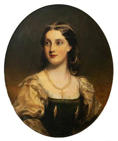 William Crawford (Ayr 1825 - Edinburgh 1869). Lady Gowans of Gowanbank. - фото 1