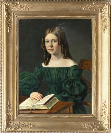 Carl Rudolf Fiebig (Eckernförde 1812 - Kopenhagen 1874). Portrait einer jungen Frau. - фото 2