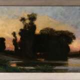 Hippolyte Camille Delpy (Joigny 1841 - Paris 1910). Abend am Fluss. - фото 2
