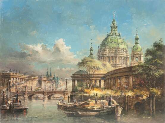 Detlev Nitschke (Berlin 1935). Berliner Dom und Spree. - photo 1