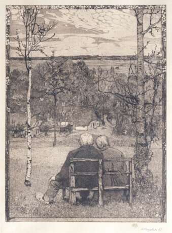 Heinrich Vogeler (Bremen 1872 - Karaganda/Sibirien 1942). Im Mai. - photo 1