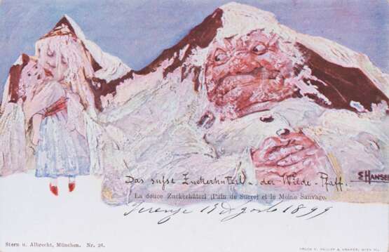 Emil Nolde (Nolde 1867 - Seebüll 1956). 14 Bergpostkarten. - фото 3