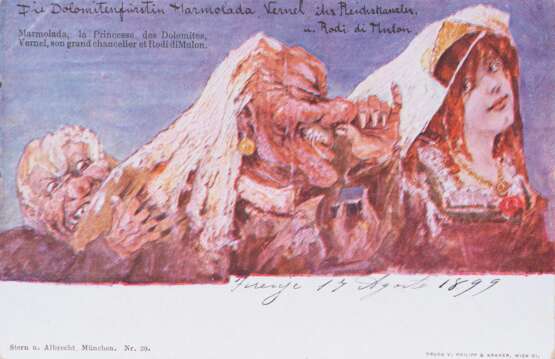 Emil Nolde (Nolde 1867 - Seebüll 1956). 14 Bergpostkarten. - фото 5