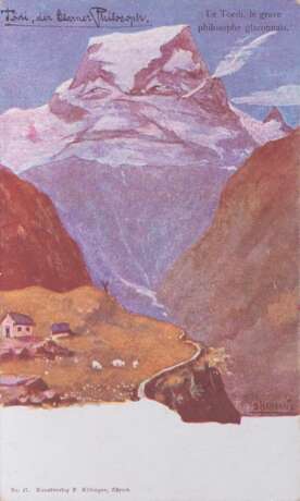 Emil Nolde (Nolde 1867 - Seebüll 1956). 14 Bergpostkarten. - Foto 8