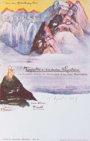 Emil Nolde (Nolde 1867 - Seebüll 1956). 14 Bergpostkarten. - Foto 9