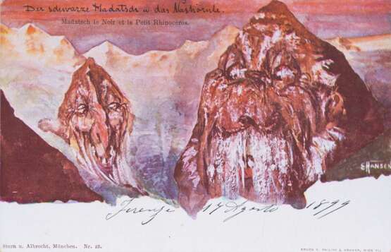 Emil Nolde (Nolde 1867 - Seebüll 1956). 14 Bergpostkarten. - фото 14