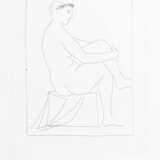 Pablo Picasso (Malaga 1881 - Mougins 1973). Femme nue couronnée des fleurs. - photo 1