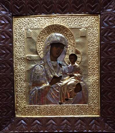 „Icon Iver Jungfrau Maria (Домохранительница). Moskau 1883“ - Foto 1