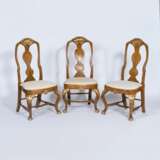 Satz von 3 Barock-Stühlen. - photo 2