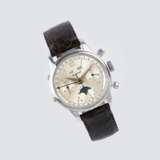 Gallet. Herren-Armbanduhr 'MultiChron' Chronograph mit Vollkalender und Mondphase. - Foto 1