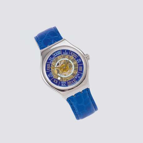 Swatch. Limitierte, neuwertige Armbanduhr 'Trésor Magique'. - Foto 1