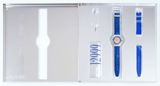 Swatch. Limitierte, neuwertige Armbanduhr 'Trésor Magique'. - photo 3