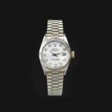 Rolex. Damen-Armbanduhr mit Diamant-Besatz 'Oyster Perpetual Datejust'. - photo 1