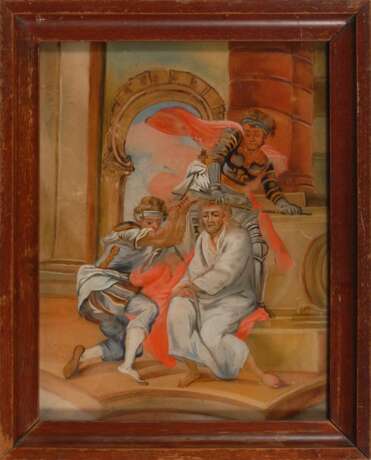 Hinterglasbild Christus und seine Peini - photo 2