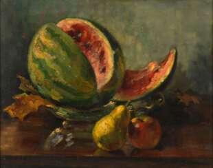 Hoffmann, G.: Stillleben mit Melone.