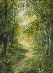 Holzschuh, Rudolf: Waldweg.