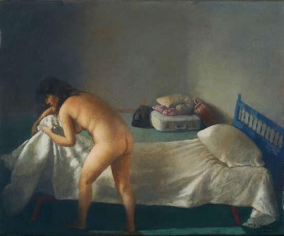Mujer haciendo la cama - Foto 1