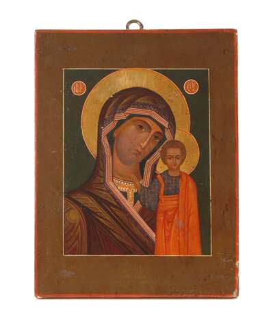 Ikone mit Maria und Kind. - фото 1