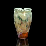 Marqueterie-sur-Verre-Vase mit Krokusblüte - photo 2