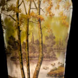 Vase mit Auenlandschaft "Paysage d'automne" - photo 6