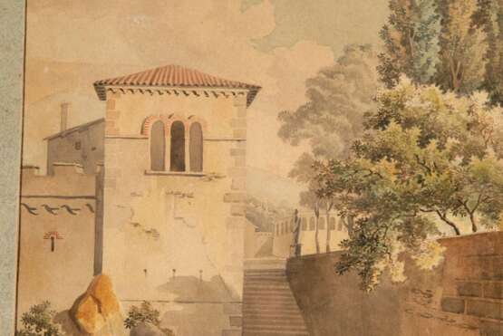 Italienische Landschaft um 1800. - фото 2