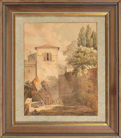 Italienische Landschaft um 1800. - фото 3