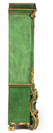 Großer Barock-Vitrinen-Schrank mit Spiegelfront - Foto 6