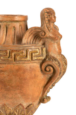 Paar dekorative Terracotta-Vasen im antiken Stil - Foto 2