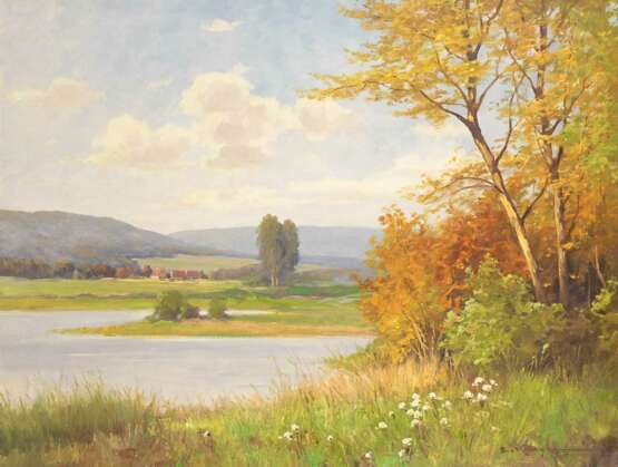 Krüger, Erich: Sonnige Landschaft. - photo 1