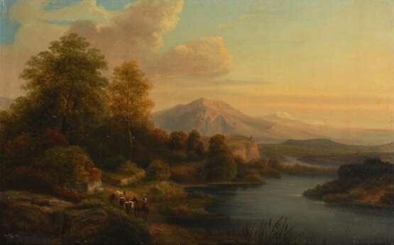 Landschaftsgemälde 19. Jahrhundert - photo 1