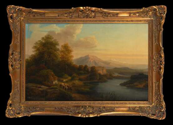Landschaftsgemälde 19. Jahrhundert - Foto 2