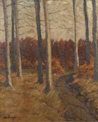 Lange, Otto: Herbstwald.