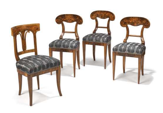 Vier Biedermeier-Stühle - Foto 1