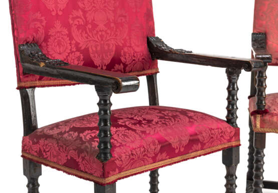 Paar barocke Armlehnstühle - фото 2