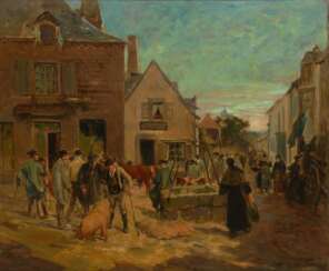 Midy, Arthur: Markt in Le Faouët/Bretag