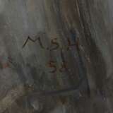 Monogrammist "M.S.H.": Rauchender Mann. - Foto 2