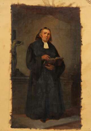 Porträt eines Geistlichen. - Foto 1