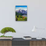 Painting “Вид на горы”, акриловые красители, Acrylic, Landscape painting, Russia, 2021 - photo 4