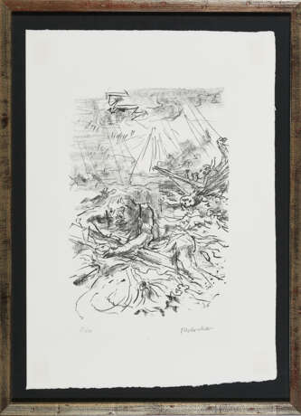 Mixed Lot of 4 Lithographs (From: Die Odysee) - photo 4