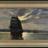 Russischer Maler: Schiffe bei Vollmond. - photo 2
