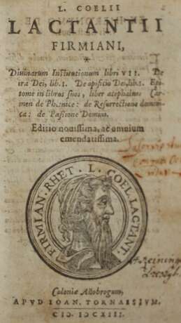 Lactantius L.C.F. - Foto 1