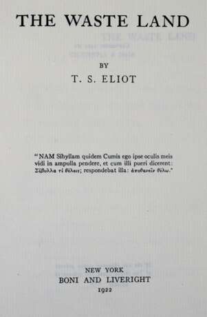 Eliot T.S. - photo 1