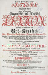 Bruzen de la Martinière A. u. C.Wolff.