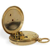 Schwere englische Taschenuhr mit sehr seltenem Werksaufbau, W & M Dodge, Manchester 1868 - Foto 4