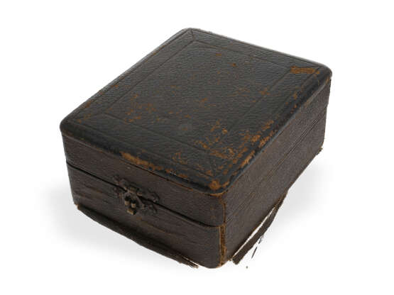 Sehr seltener Tintenchronograph mit Originalbox mit 2 Tintenfässern, Maison Breguet Paris, ca.1860 - Foto 4