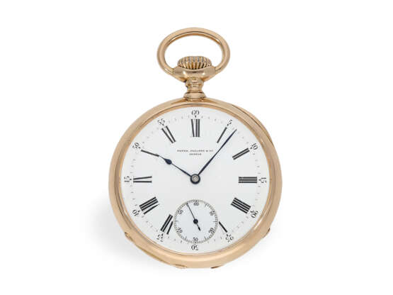 Hochfeine Patek Philippe Taschenuhr, Rotgold, Ankerchronometer, gefertigt für Pleister in London, ca. 1892 - фото 1
