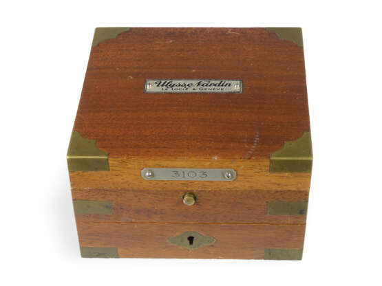 Sehr seltenes, kleines Ulysse Nardin Marinechronometer/Beobachtungschronometer No. 3103, ca.1925 - Foto 6