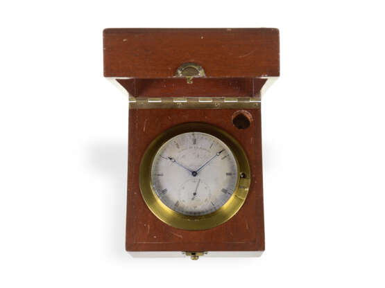 Bedeutendes, hochfeines Marinechronometer/Beobachtungschronometer, Henri Motel, Horloger de la Marine Royale, Nr. 223, ca. 1840 - фото 1