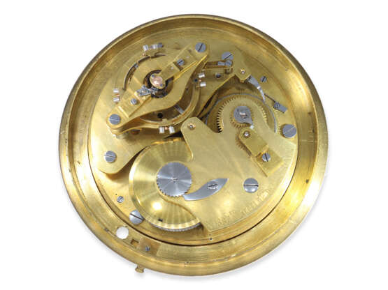 Bedeutendes, hochfeines Marinechronometer/Beobachtungschronometer mit Wippe nach Louis Berthoud, Henri Motel, Horloger de la Marine Royale, Nr. 188, circa 1835 - фото 4